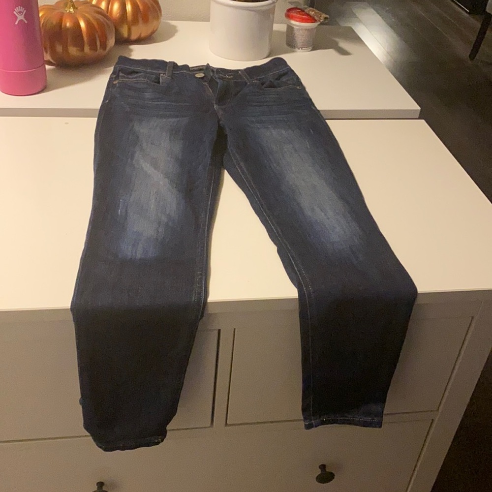 Express high rise skinny jeans